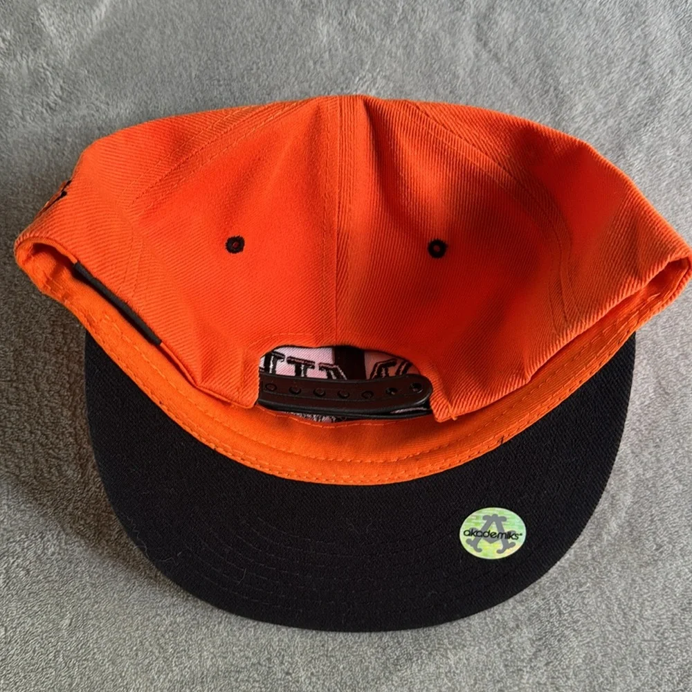 Akademiks Orange and Black Homies snapback NWT
